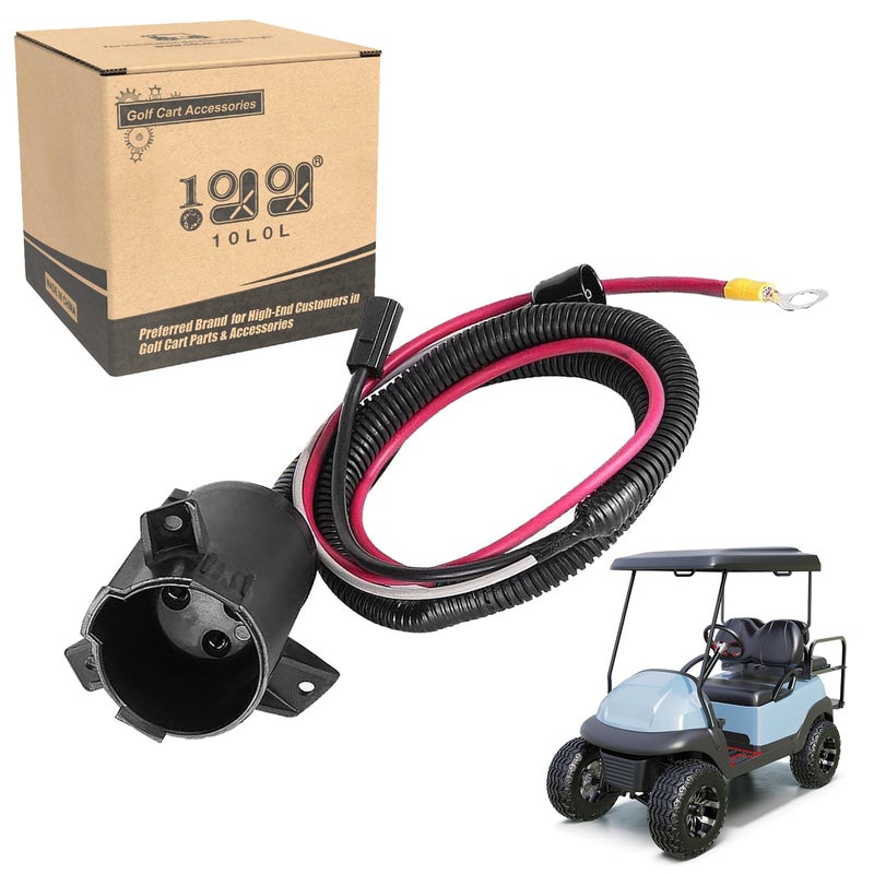 10L0L Golf Cart Charger DC Receptacle for Club Car Precedent 2004-up Electric Carts, OEM# 103375501 - Image 1